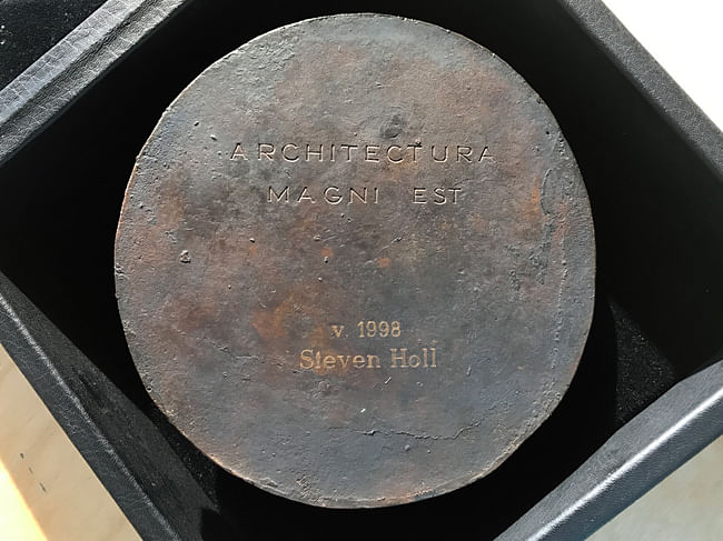 Steven Holl's Alvar Aalto medal