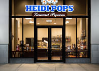 Heidi Pops Gourmet Popcorn Lit Signage