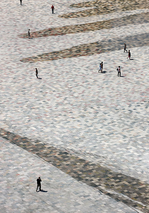 Renovation of Skanderbeg Square, Tirana, Albania, 2017. Project author: 51N4E. Photo via 2018 European Prize for Urban Public Space.