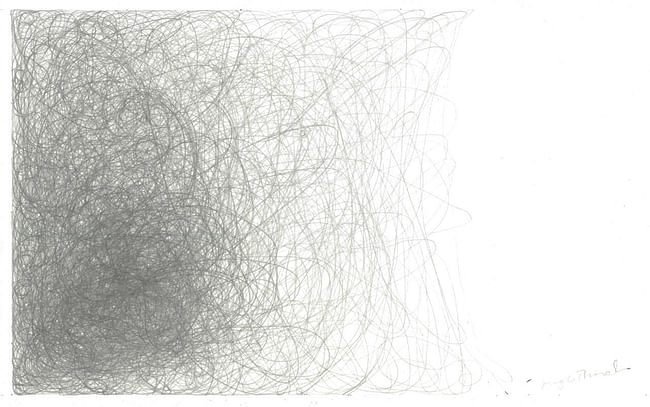 Matter Architecture Practice, 2012, pencil on canvas paper, 9.5 x 15.25