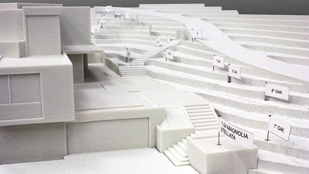 OXB Studio Architects 3D Print with Planting Labels