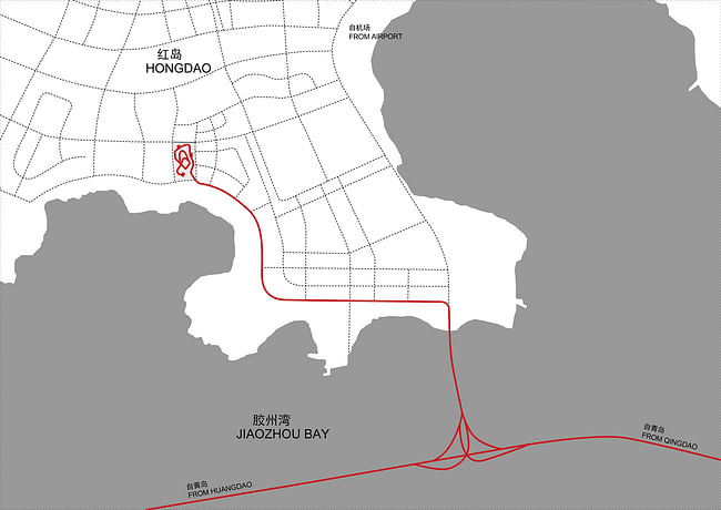 Site Concept diagram. Image: Steven Holl Architects.