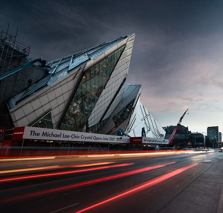 The Crystal by Daniel Libeskind at Royal Ontario Museum (ROM), exterior, Toronto, ON © Sam Javanrouh
