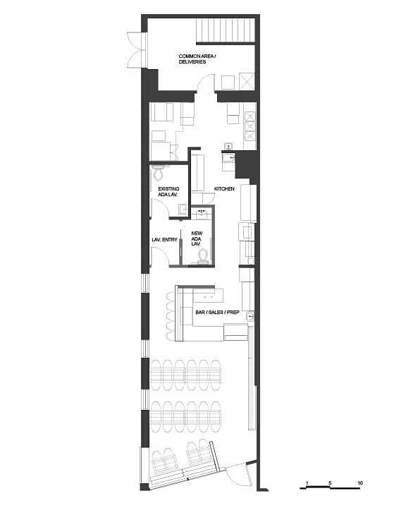 Spencer floor plan. Synecdoche Design