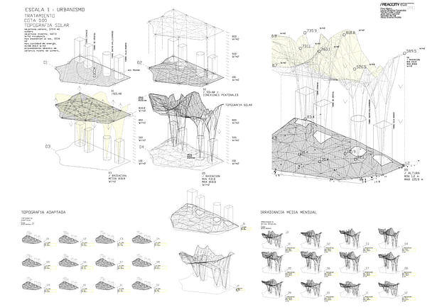 Artificial topology designed for solar optimization