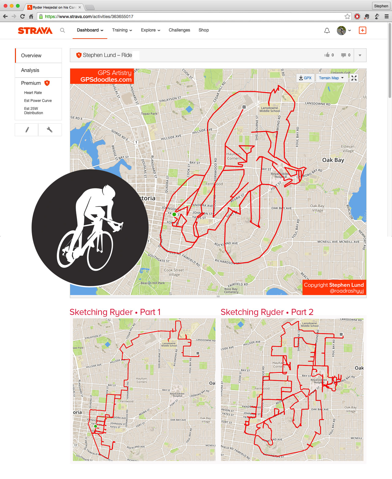 13987537907520406673allethese Fascinating Gps Doodles Were Drawn By Cycling The Grid Ofhtml