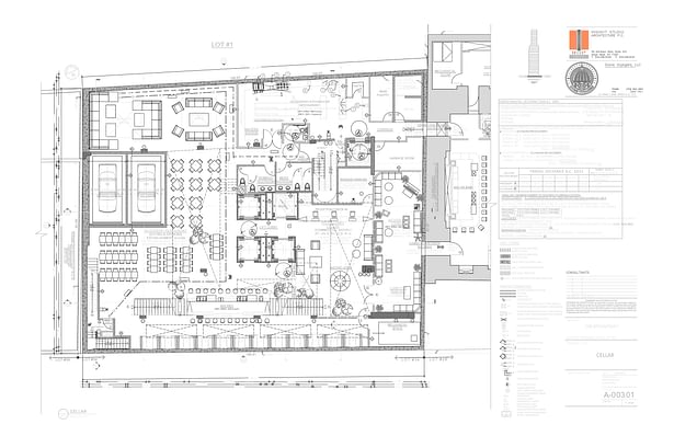 Cellar Floor Plan, 159 Broadway