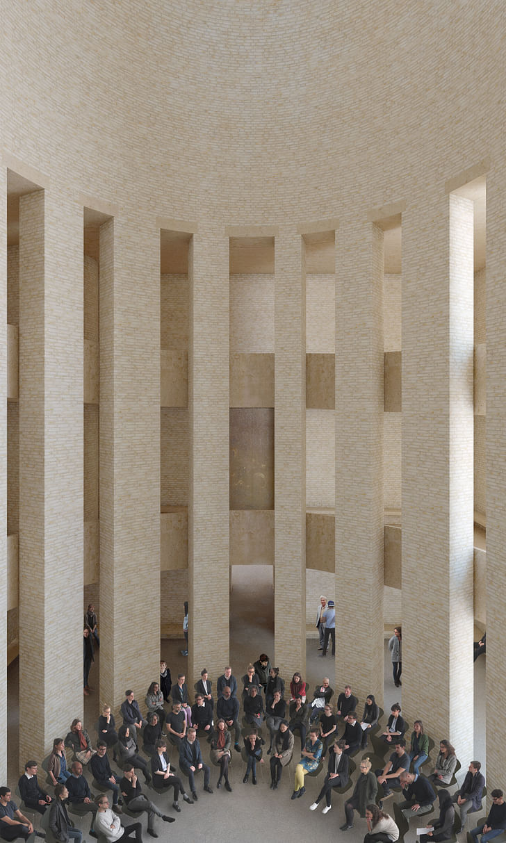 Domed Central Hall © Kuehn Malvezzi, Visualization: Kuehn Malvezzi