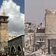 Before (2011) & After (2013) of the Omari Mosque in Deraa. Photo courtesy suic2011.wordpress.