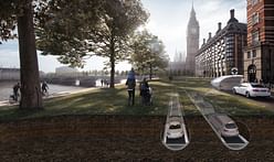 PLP Architecture conceives of automated, underground "CarTube" for London