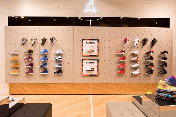 Nike House of Hoops Shop - Shoe Wall System 