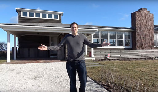 Video still. "Here's a Tour of a $2 Million House on an Ocean Cliff." YouTube.