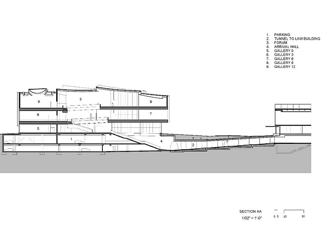 Drawing courtesy of Steven Holl Architects. 