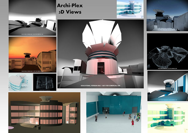 Archi-plex 3D Views