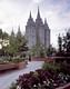 The Salt Lake Temple, also known as the Mormon Temple, worship site of the Church of Christ of Latter-Day Saints in Salt Lake City, Utah, courtesy of Carol M. Highsmith Archive Library of Congress