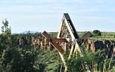 Three shelters designed by students at The School of Architecture in Arcosanti use local materials