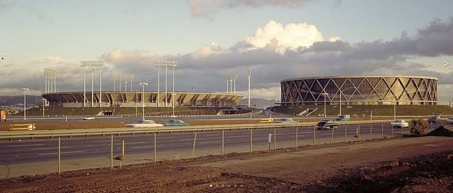 original Oakland Coliseum designed by SOM via thisisnotmyname