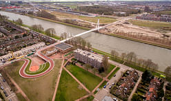 The Dafne Schippers Bridge in Utrecht doubles as a school and a garden