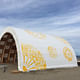 Shichigahama Beach House - finished with printed tarp