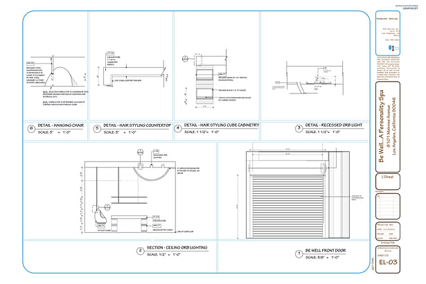 EL-03 Interior Elevations + Details