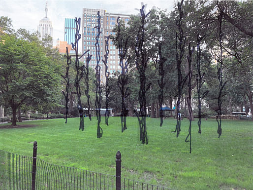 Preparatory sketches for <em>Ghost Forest</em>, 2019, by Maya Lin. Collection Maya Lin, courtesy Pace Gallery.