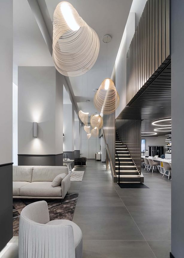 Calligaris Group showroom in Milan Interior Design: Studio Marco Piva Photo Credit: Andrea Martiradonna