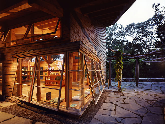 Polly Hill Arboretum, Visitors Center in Martha's Vineyard, MA by Charles Rose Architects