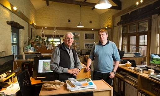 ‘We can’t go to Iraq because it’s too dangerous’ ... Derrick and Elliot Hartley of Garsdale Design in Sedbergh. Photograph: Christopher Thomond for the Guardian