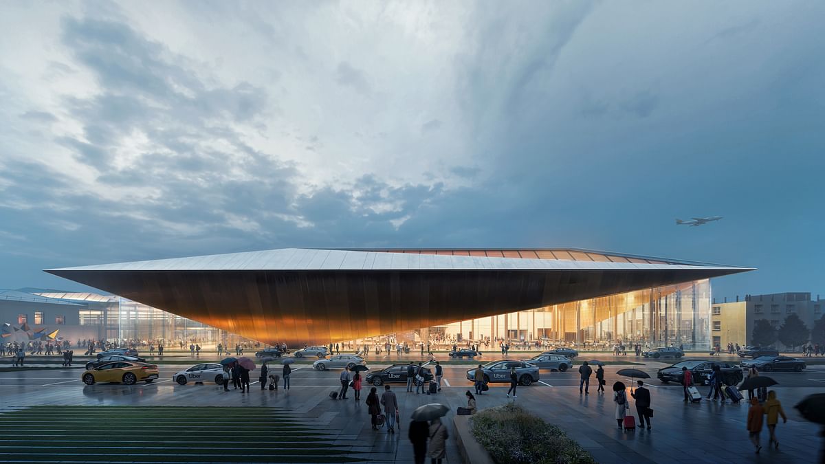 Zaha Hadid Architects wins competition to design the new arrivals terminal at Vilnius Airport in Lithuania