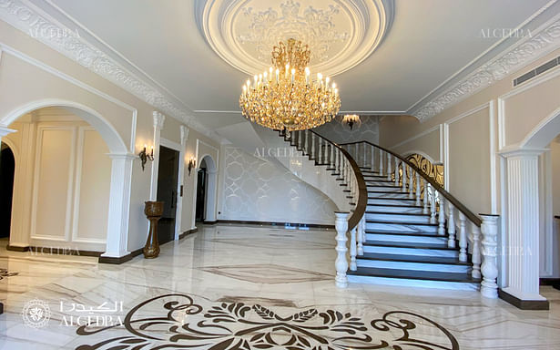 Villa entrance hall interior design