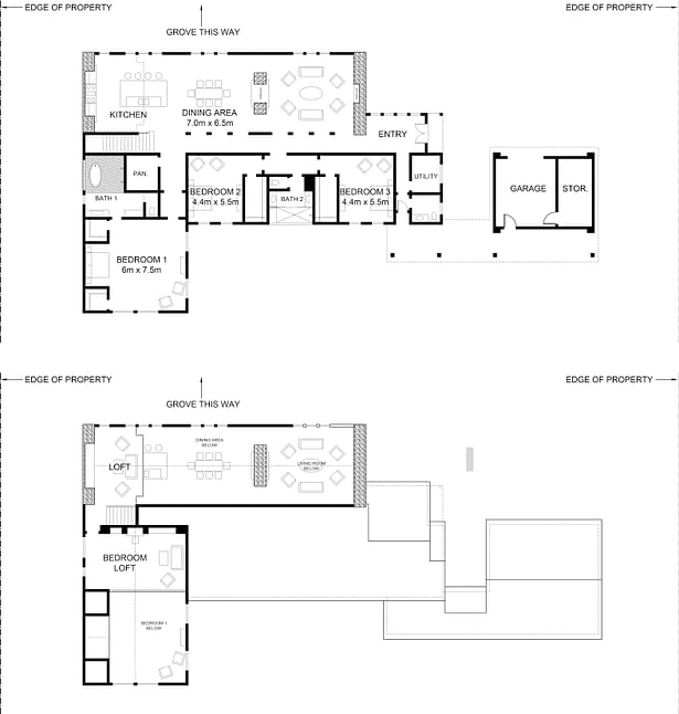 Portugal Residence Concept Plan 3 - Traditional Layout