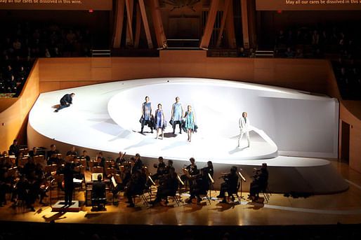 Opening night of “Così Fan Tutte” at Walt Disney Concert Hall in Los Angeles. (The New York Times)
