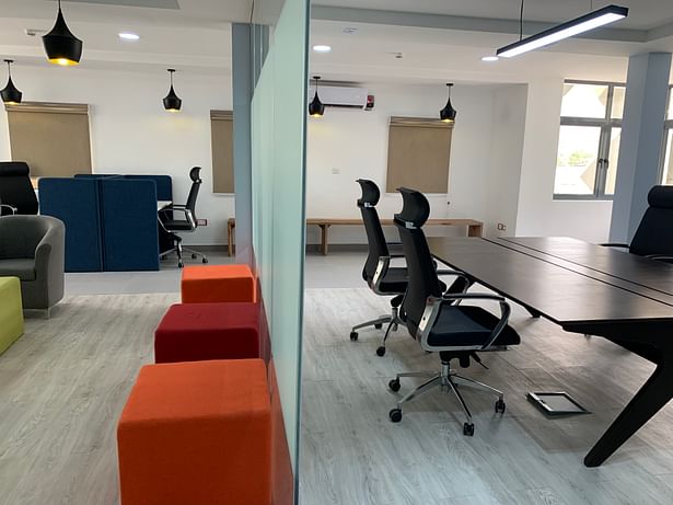 Transition between breakout and traditional office
