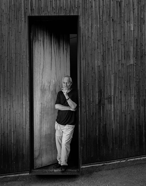Peter Zumthor at his studio, Haldenstein, Switzerland, June 2001. Photo ©2017 Todd Eberle.