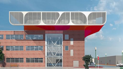 Sotoak Pavilion, El Paso by Neil M. Denari Architects. Image courtesy of the firm.