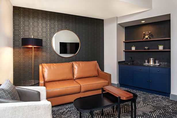 Finishes, furnishings and the material palette immerse guests in the luxury of the Art Deco era. (courtesy: The Dagny Boston)