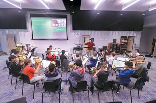 Hinsdale Middle School Music Room