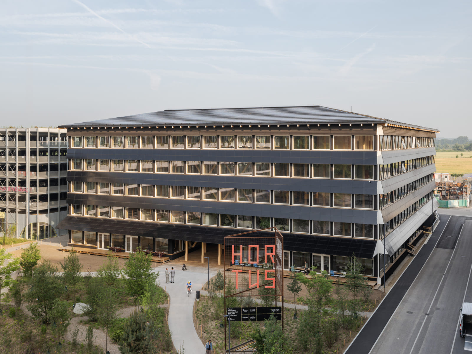 Herzog & de Meuron completes highly sustainable timber office
