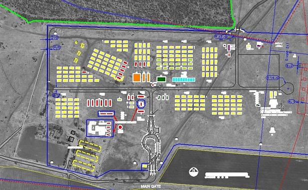 As a team member I developed the schematic master planning layout for Romex05