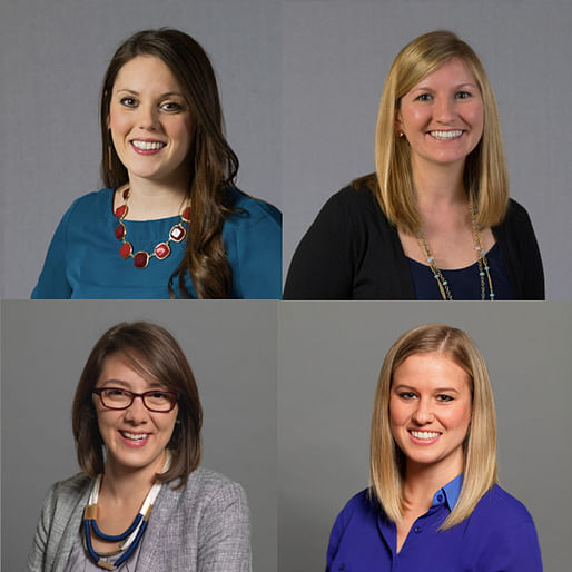 Dyer Brown’s four new Associates, clockwise from top left: Charisse Marchesi Smith, Maggie Mitchell, Kelly Conover, Lisa Hylton Lamothe