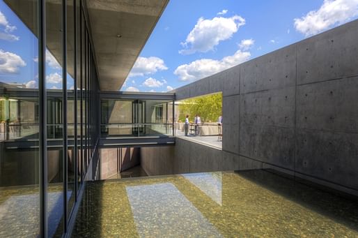The new Tadao Ando–designed visitor center at the Clark Art Institute. (artnet; Photo: Tucker Blair)