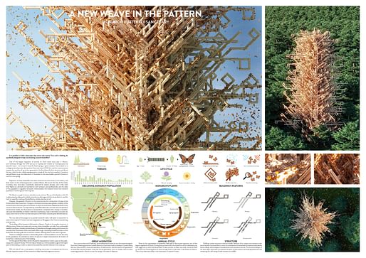 Buildner Sustainability Award: A New Weave in the Pattern - Monarch Butterfly Sanctuary by Michał Spólnik and Marcin Kitala