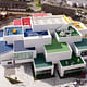 Drone's-eye view (sorry birds) of Billund's newest attraction: LEGO House.