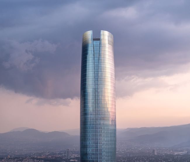 Pelli Clarke & Partners completes the tallest building in Mexico City