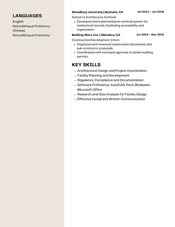 Resume - Page2