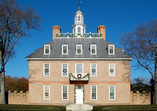 Colonial Williamsburg is investigating its queer histories. Shown: The Governor's Palace in Williamsburg, Virginia. Image courtesy of Wikimedia user Fletcher6.
