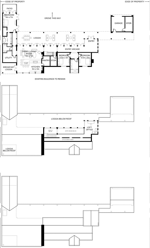 Portugal Residence Concept Plan 1 - Linear w/ Loggia