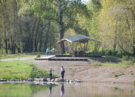 ROTUNDA AT THE LAKE ON TATYSHEV ISLAND / 2013