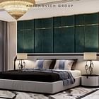 Luxurious Modern Bedroom Interior Design & Fit-Out: A Captivating Symphony of Opulence and Comfort