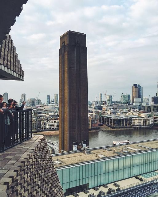 The Tate Modern viewing platform extension in London. Image: Ellen Hancock.